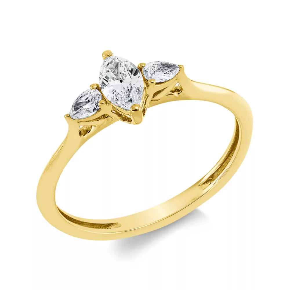 Yellowgold Diamond Ring