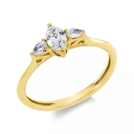 Yellowgold Diamond Ring