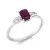 Fehérarany Rubin Gyűrű