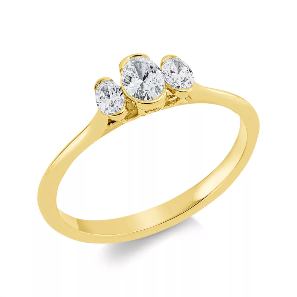Yellowgold Diamond Ring