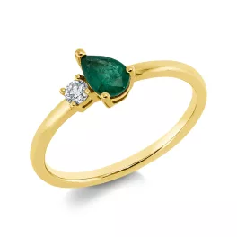 Yellowgold Emerald Ring