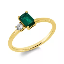 Yellowgold Emerald Ring