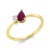 Yellowgold Ruby Ring