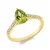 Yellowgold Peridot Ring