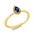 Yellowgold Sapphire Ring