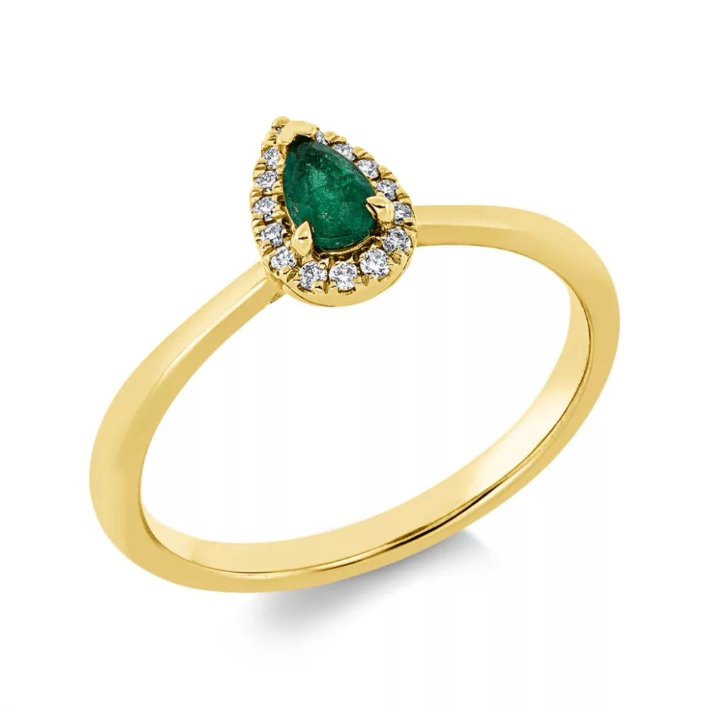 Yellowgold Emerald Ring