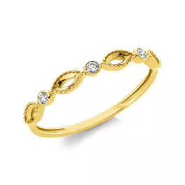 Yellowgold Diamond Ring