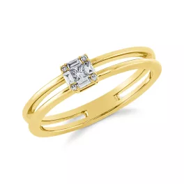 Yellowgold Diamond Ring