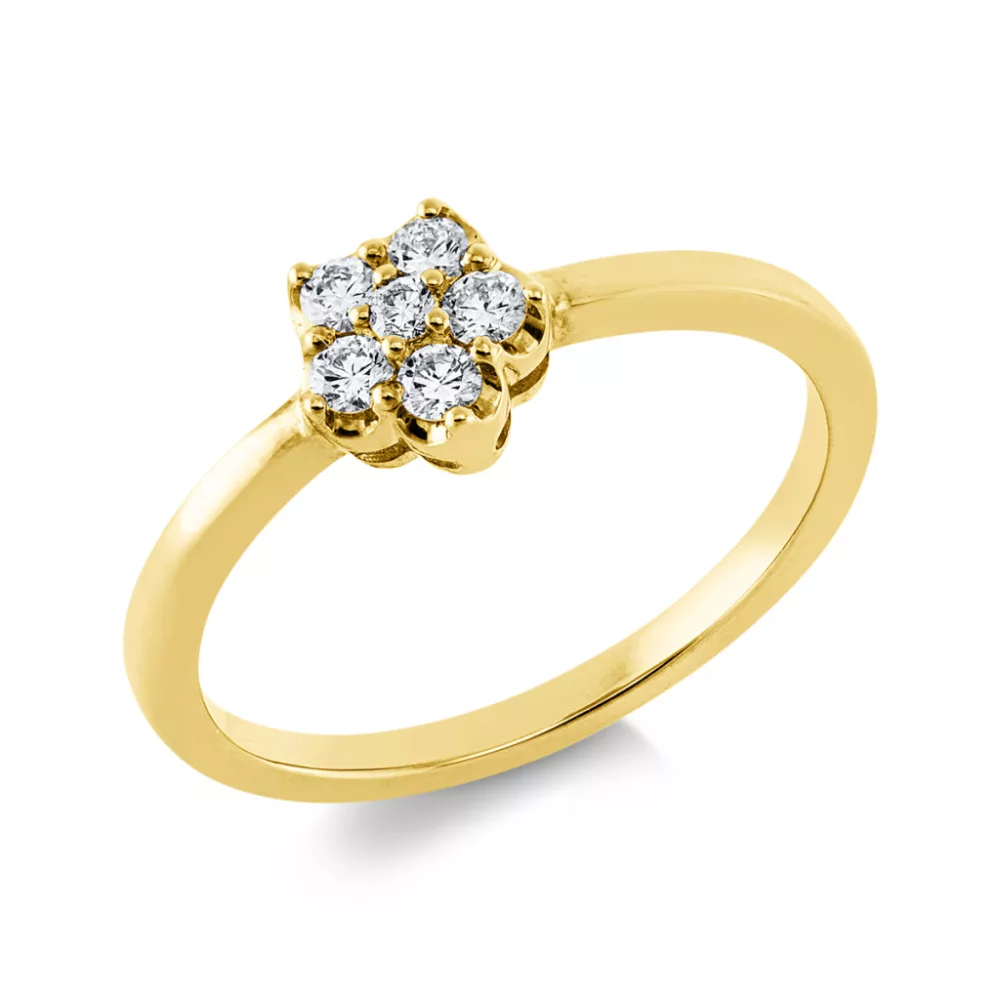 Yellowgold Diamond Ring