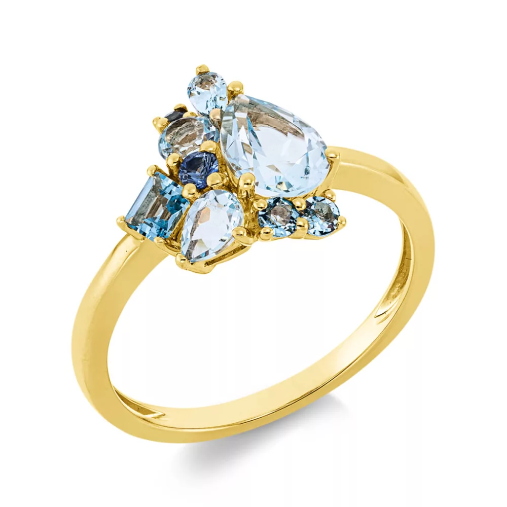 Yellowgold Sapphire Ring