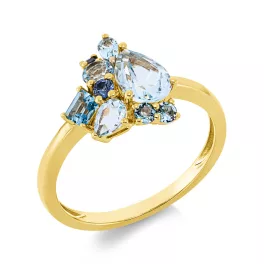 Yellowgold Sapphire Ring