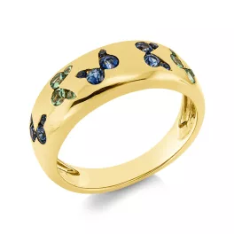 Yellowgold Garnet Ring