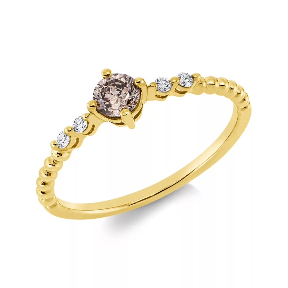 Yellowgold Diamond Ring