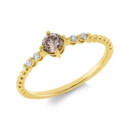 Yellowgold Diamond Ring