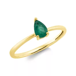 Yellowgold Emerald Ring