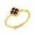 Sárga arany Rubin Gyűrű