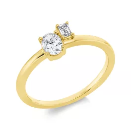 Yellowgold Diamond Ring