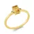 Yellowgold Citrine Ring