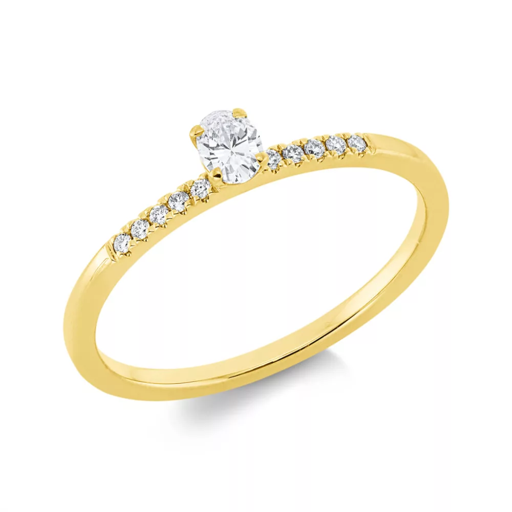Yellowgold Diamond Ring