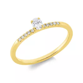 Yellowgold Diamond Ring