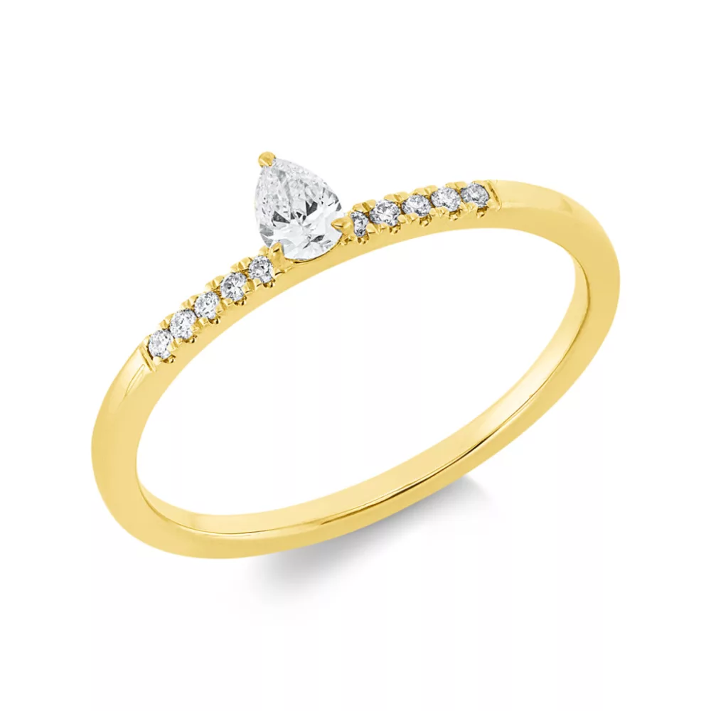 Yellowgold Diamond Ring