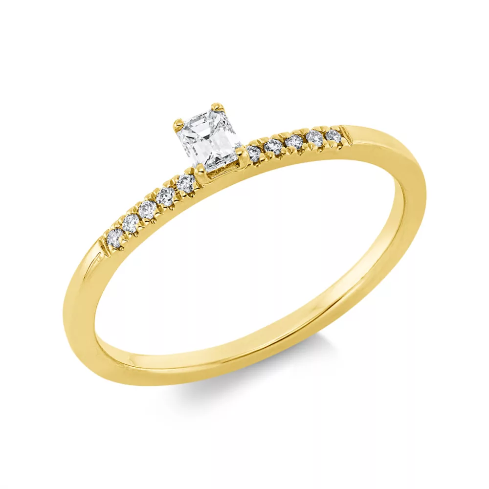 Yellowgold Diamond Ring
