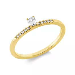 Yellowgold Diamond Ring