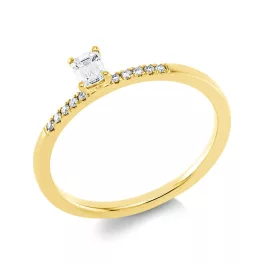 Yellowgold Diamond Ring