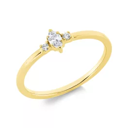 Yellowgold Diamond Ring