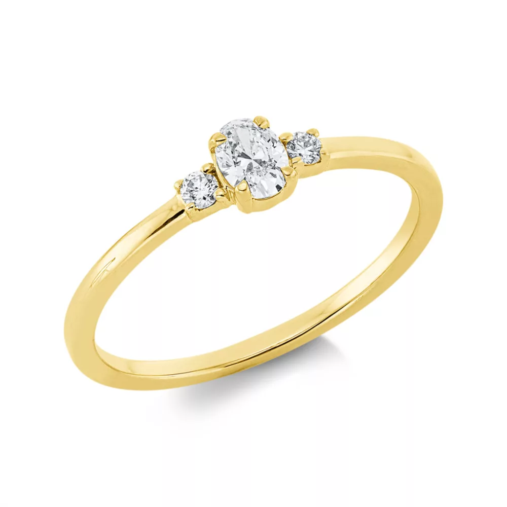 Yellowgold Diamond Ring