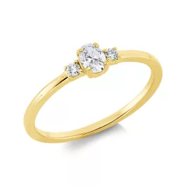 Yellowgold Diamond Ring