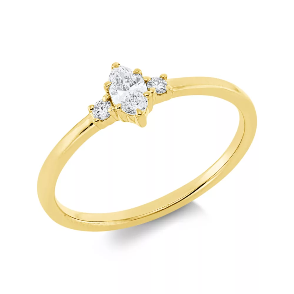 Yellowgold Diamond Ring
