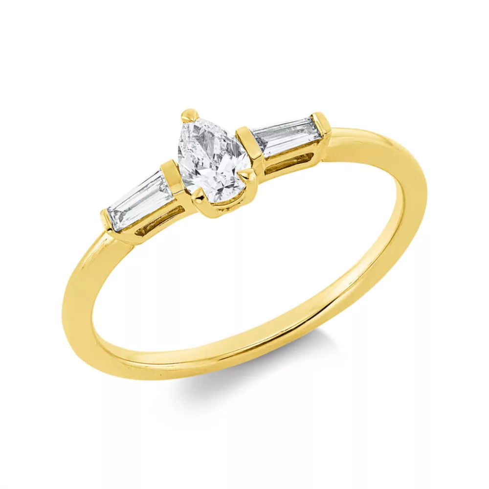 Yellowgold Diamond Ring