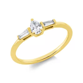 Yellowgold Diamond Ring