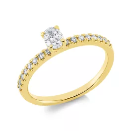 Yellowgold Diamond Ring