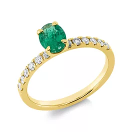 Yellowgold Emerald Ring