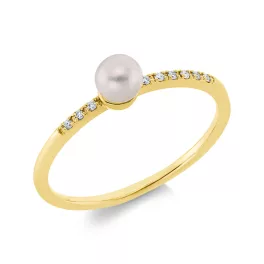 Yellowgold Diamond Ring