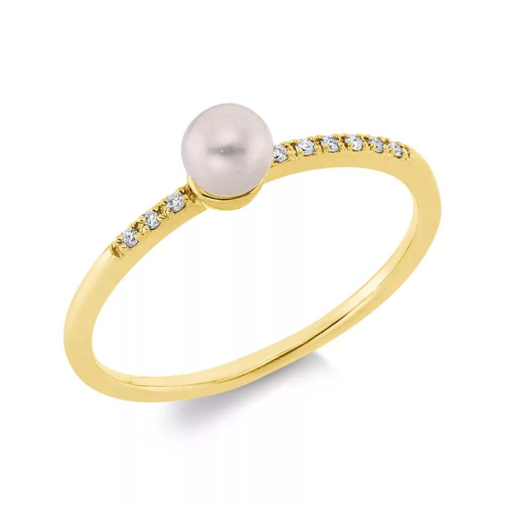 Yellowgold Diamond Ring