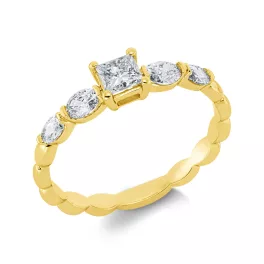 Yellowgold Diamond Ring