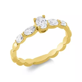 Yellowgold Diamond Ring