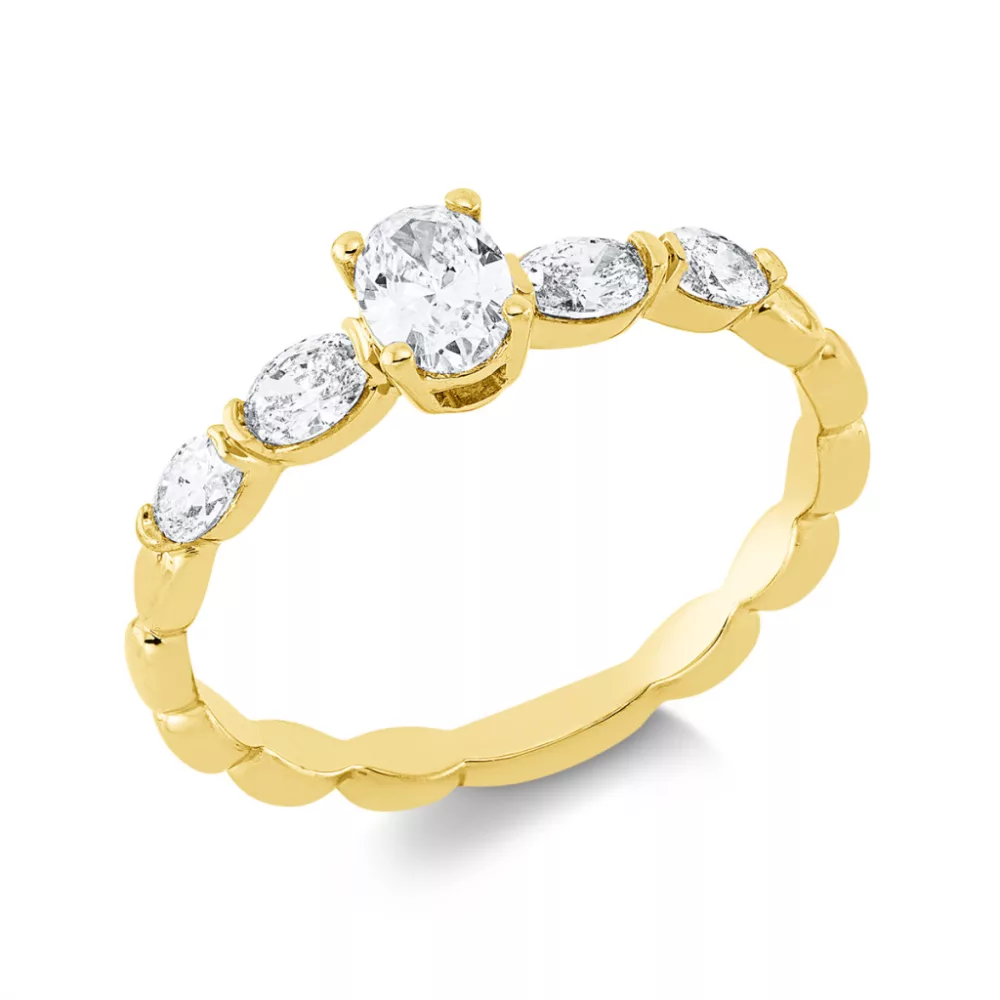 Yellowgold Diamond Ring