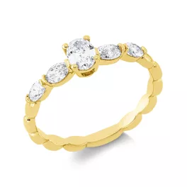 Yellowgold Diamond Ring