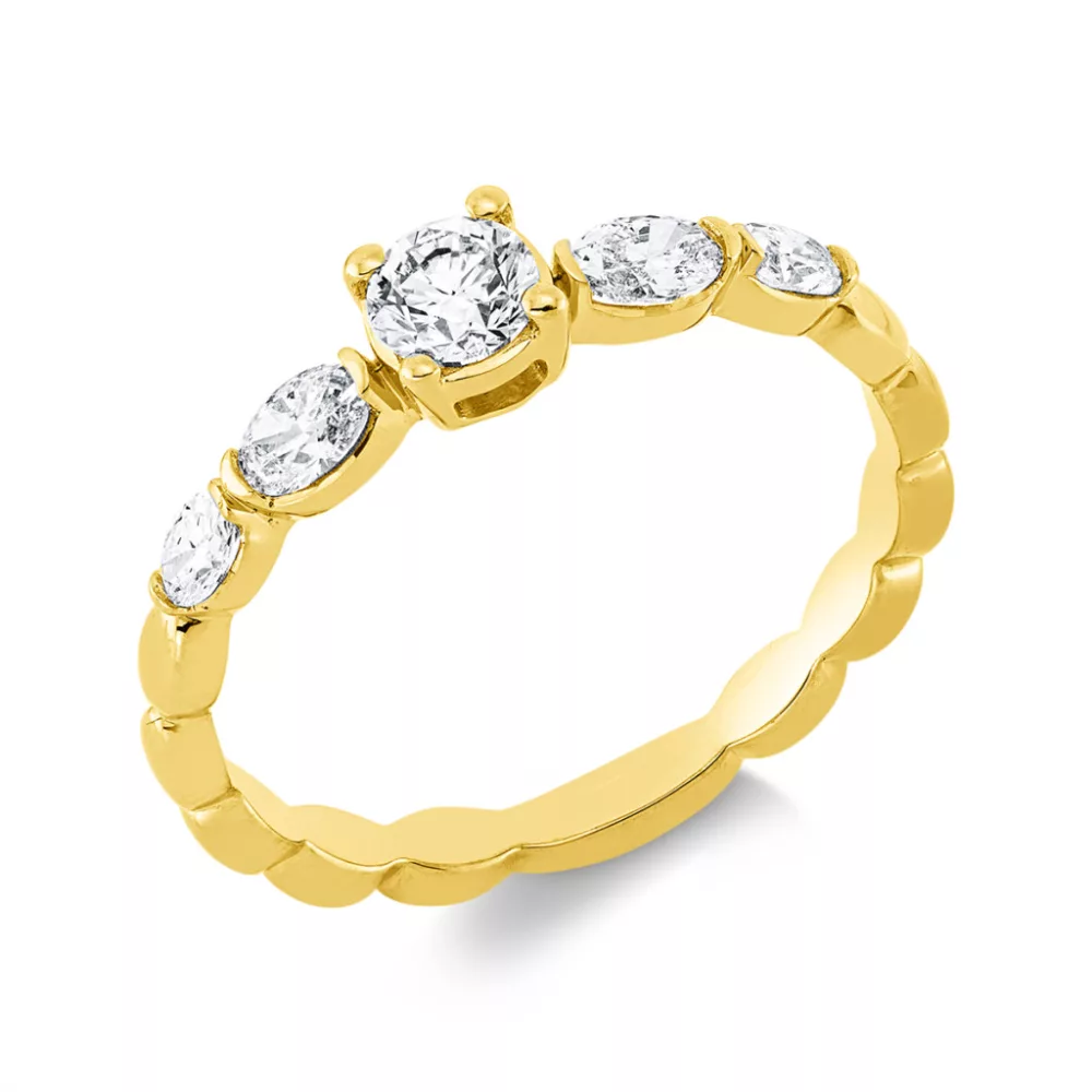 Yellowgold Diamond Ring