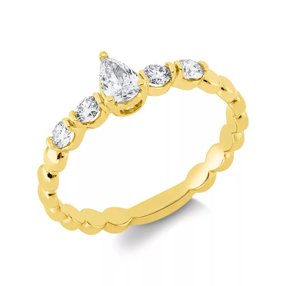 Yellowgold Diamond Ring