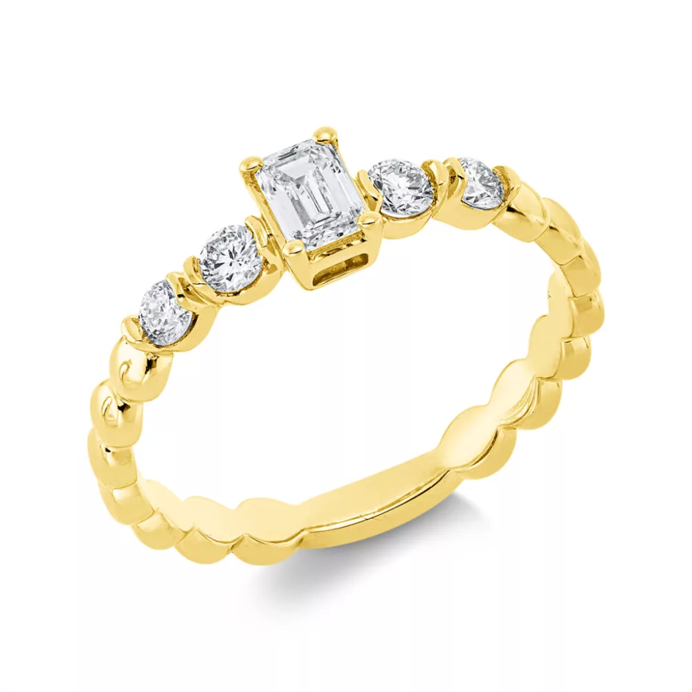 Yellowgold Diamond Ring