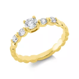 Yellowgold Diamond Ring