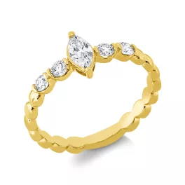 Yellowgold Diamond Ring