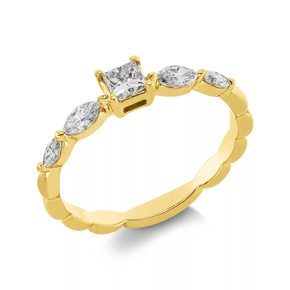 Yellowgold Diamond Ring