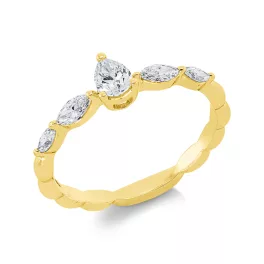 Yellowgold Diamond Ring