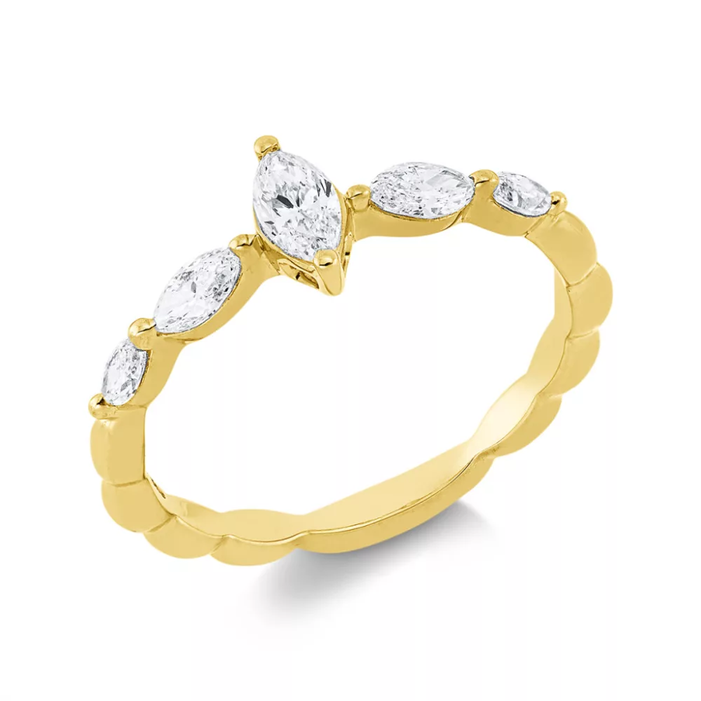 Yellowgold Diamond Ring